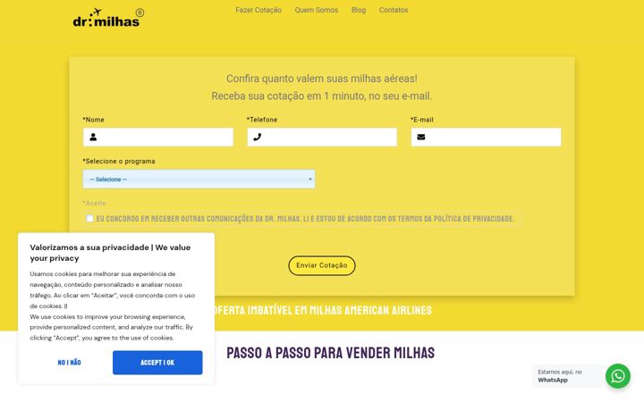Screenshot του drmilhas.com.br