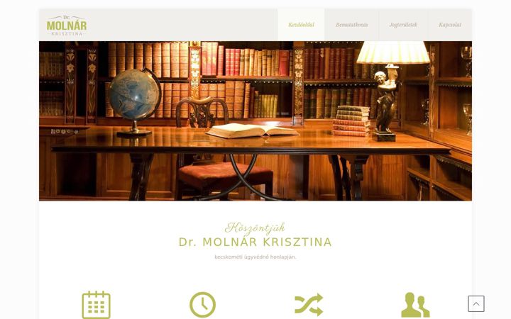 Screenshot of drmolnarkrisztina.hu