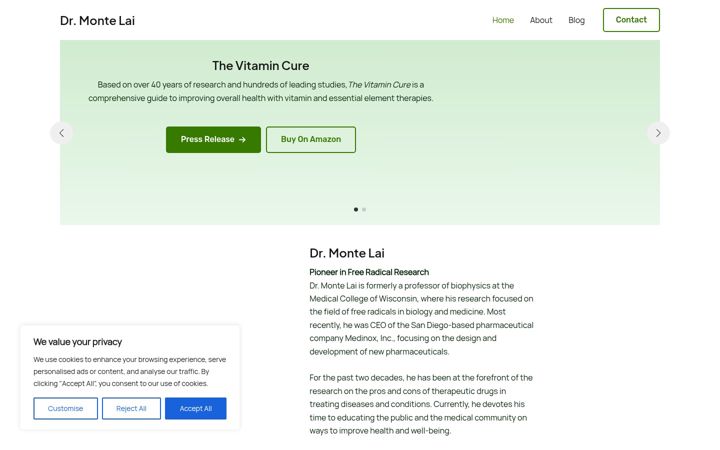 Screenshot of drmontelai.com