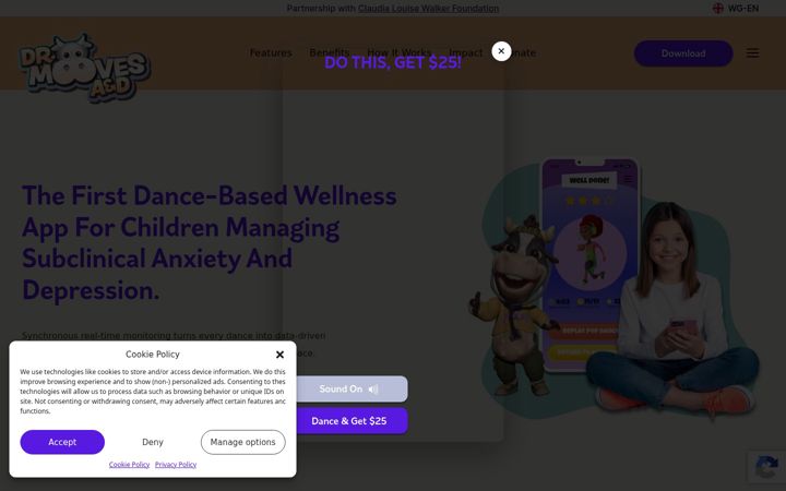 Screenshot of drmooves.com