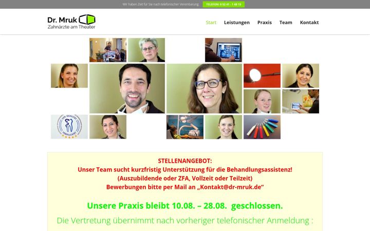 Screenshot of drmruk.de