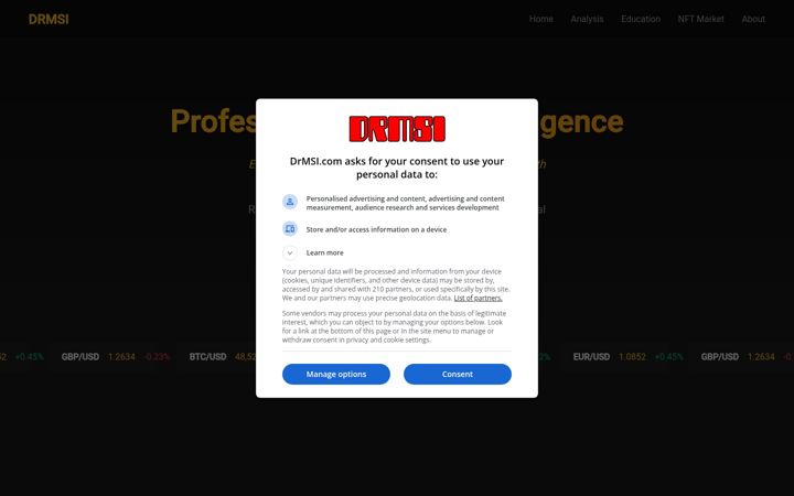 Screenshot of drmsi.com