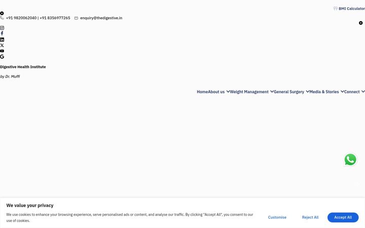 Screenshot of drmuffi.in