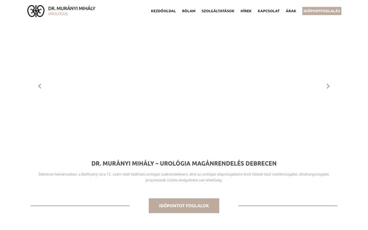 Screenshot of drmuranyi.hu
