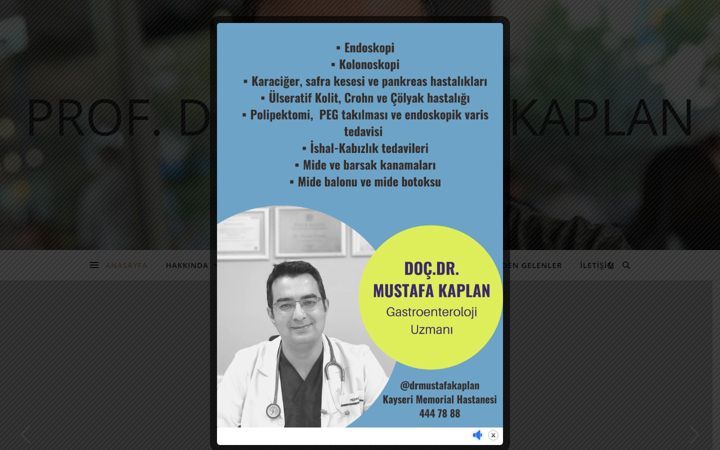 Screenshot of drmustafakaplan.com