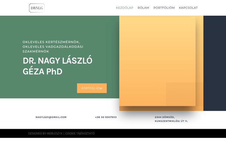 Screenshot of drnagylaszlogeza.hu