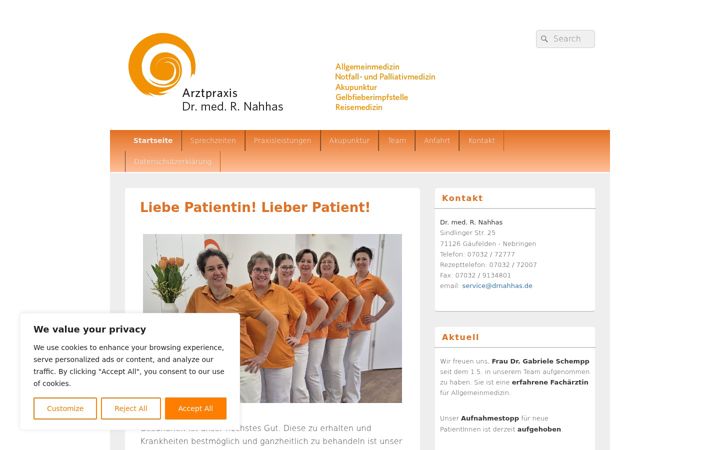 Screenshot of drnahhas.de
