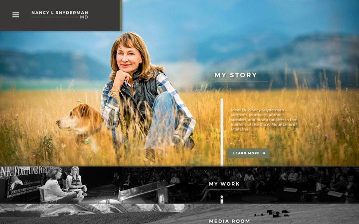 Screenshot of drnancysnyderman.com