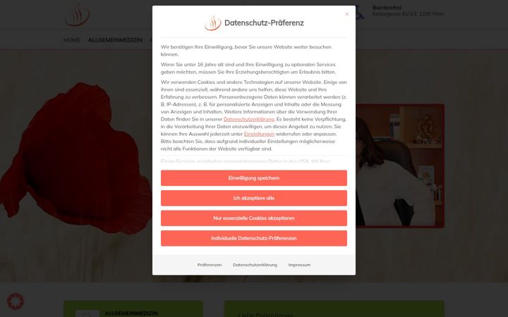 Screenshot von drnasirian.at
