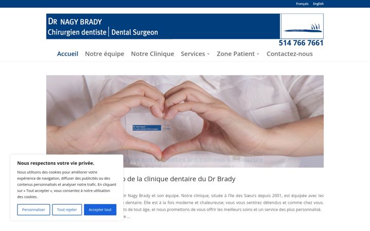 Screenshot of drnbrady.com