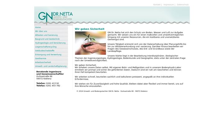Screenshot of drnetta.de
