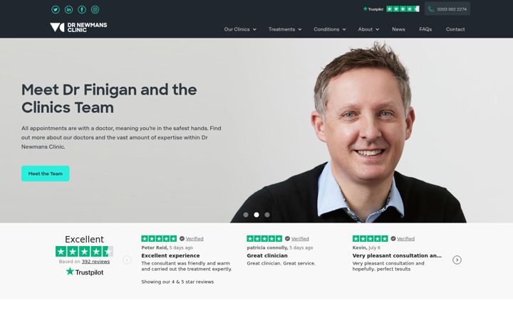 Screenshot di drnewmansclinic.co.uk