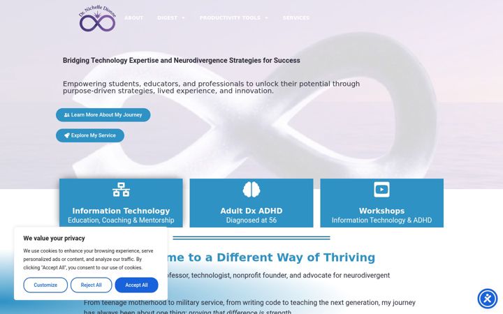 Screenshot of drnichelledionne.com