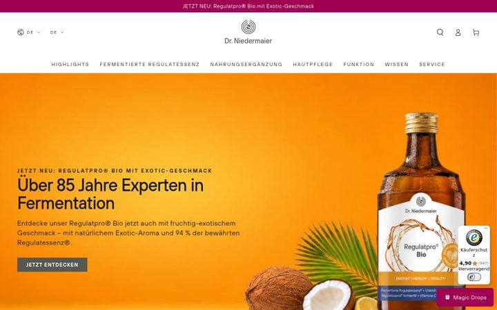 Screenshot of drniedermaier.de