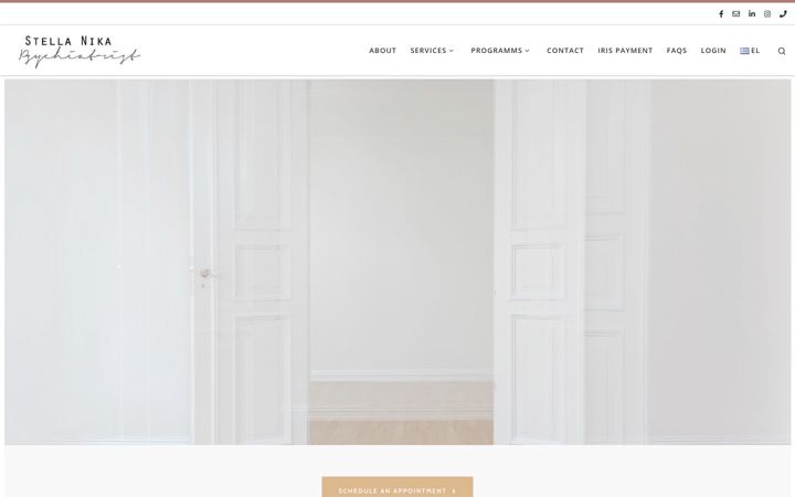 Screenshot of drnikapsychiatry.com