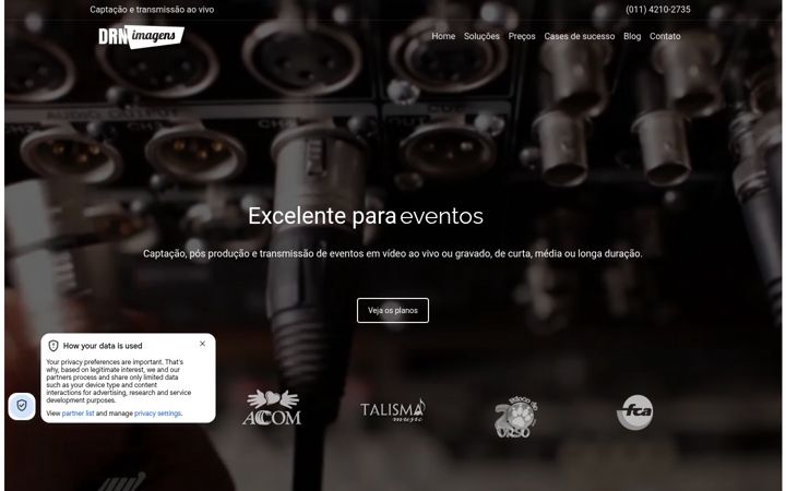 Screenshot του drnimagens.com.br