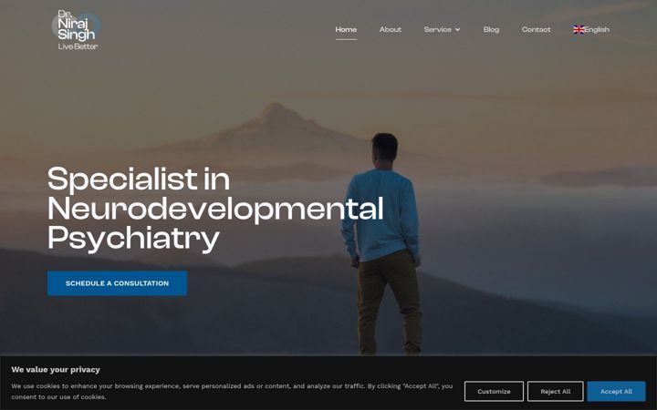 Screenshot di drnirajsingh.co.uk