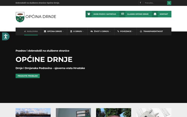 Screenshot of drnje.hr