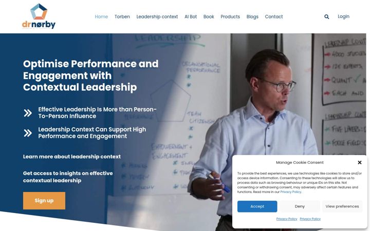 Screenshot of drnoerby.com
