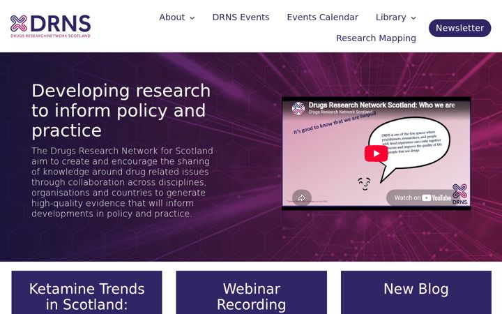 Screenshot di drns.ac.uk