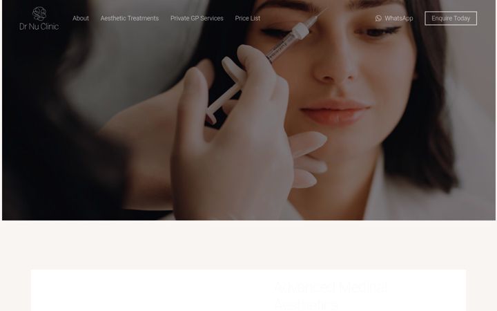 Screenshot di drnuclinic.co.uk