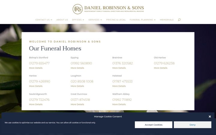 Screenshot di drobinson.co.uk
