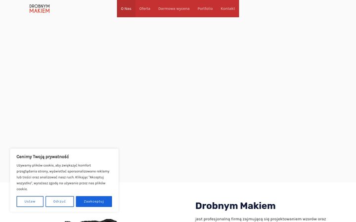 Captura de ecrã de drobnymmakiem.pl