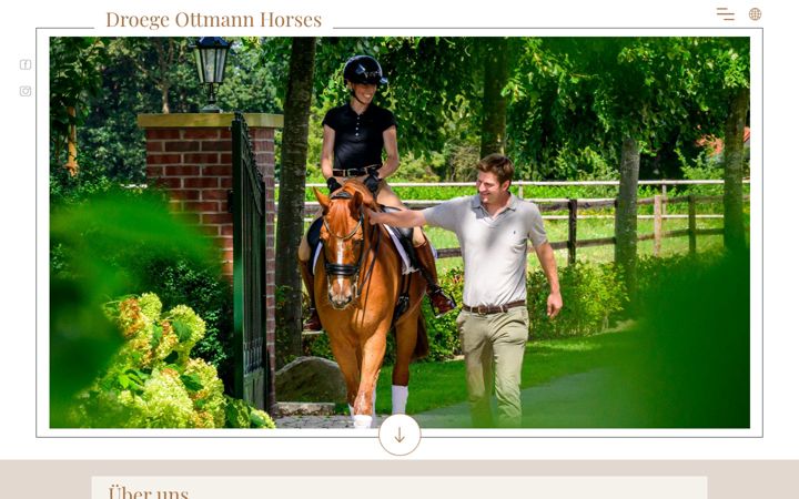 Captura de pantalla de droege-ottmann-horses.com