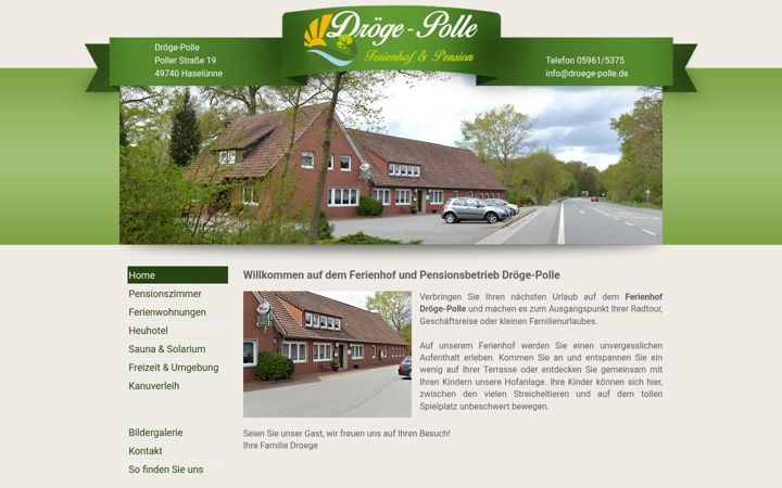 Screenshot of droege-polle.de