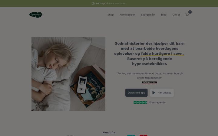 Ekrano kopija droemmejunglen.dk