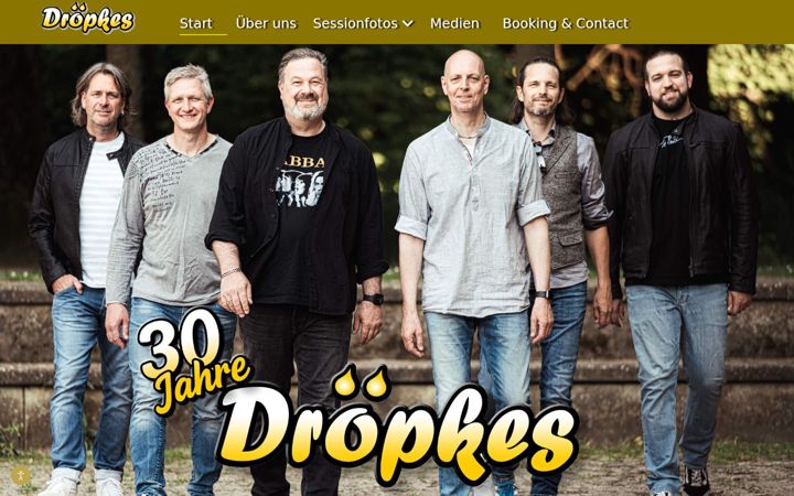 Screenshot of droepkes.de