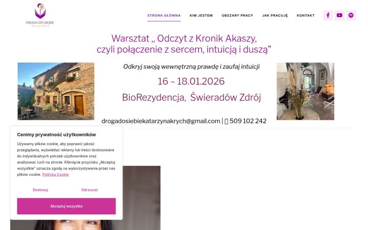 Captura de ecrã de drogadosiebie-katarzynakrych.pl