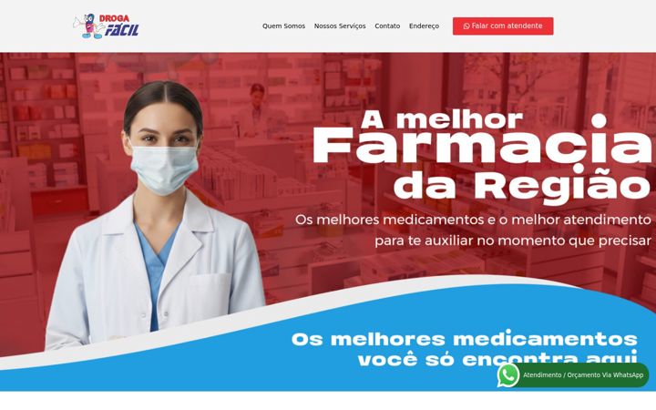 Screenshot του drogafacilab.com.br