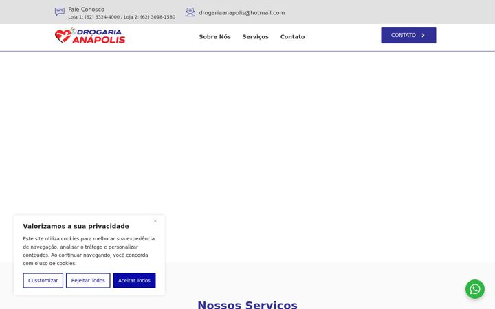 Screenshot του drogariaanapolis.com.br