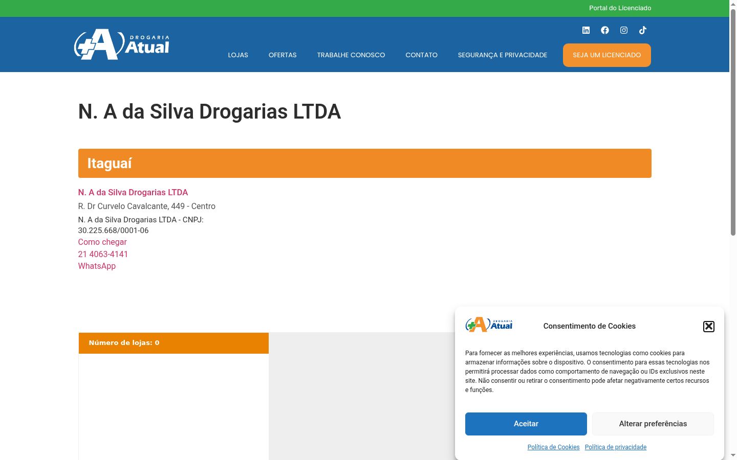 Snímka obrazovky banera súhlasu zobrazeného pred akoukoľvek interakciou