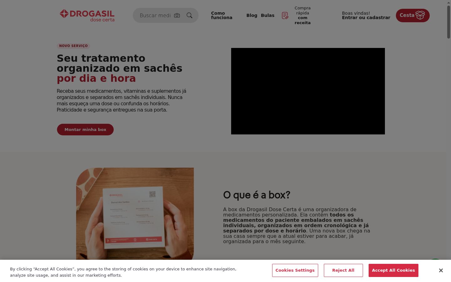 Snímka obrazovky banera súhlasu zobrazeného pred akoukoľvek interakciou