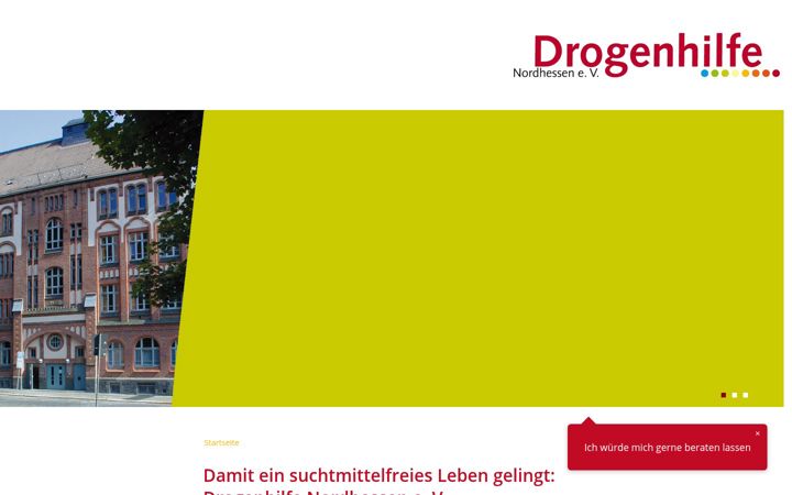 Screenshot of drogenhilfe.com
