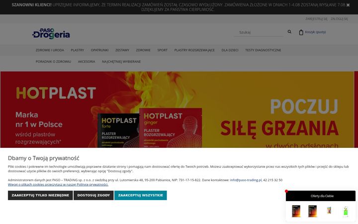 Captura de pantalla de drogeriapaso.pl