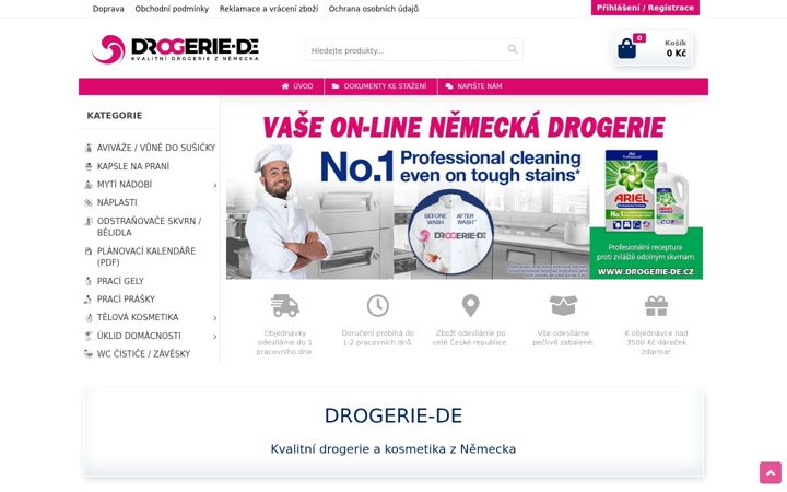 Snímek obrazovky drogerie-de.cz