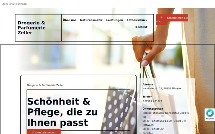 Screenshot of drogeriezeller.de