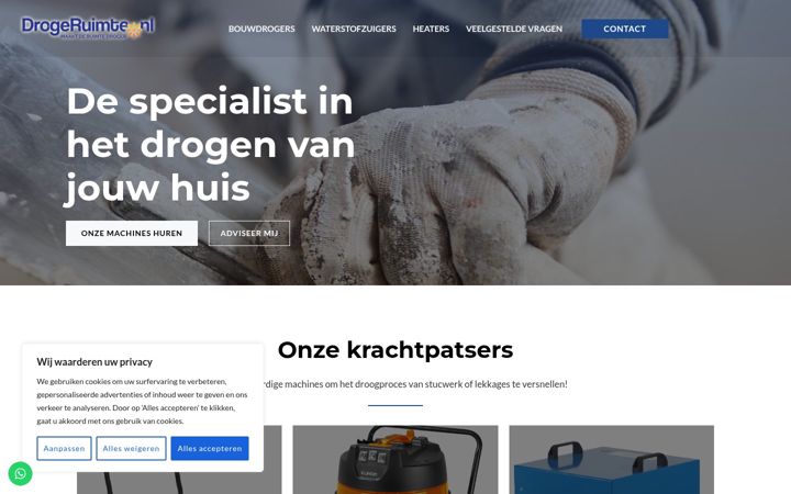 Screenshot di drogeruimte.nl