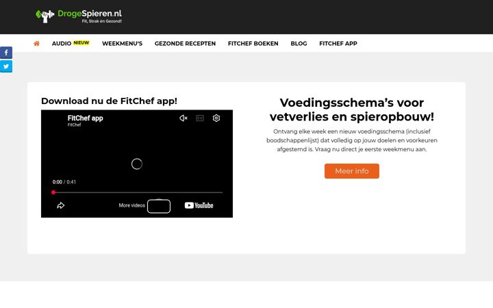 Screenshot di drogespieren.nl