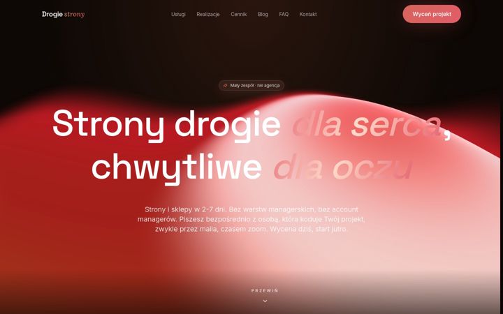 Captura de pantalla de drogiestrony.pl