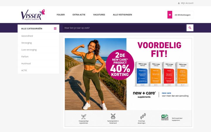 Screenshot of drogisterij-visser.nl