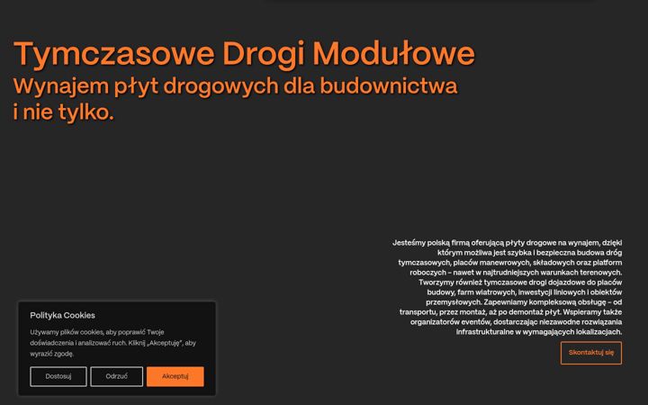 Screenshot of drogitymczasowe.com