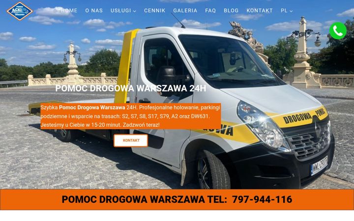 Captura de pantalla de drogowa-pomoc.pl