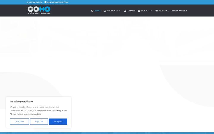 Screenshot of drogowe.com