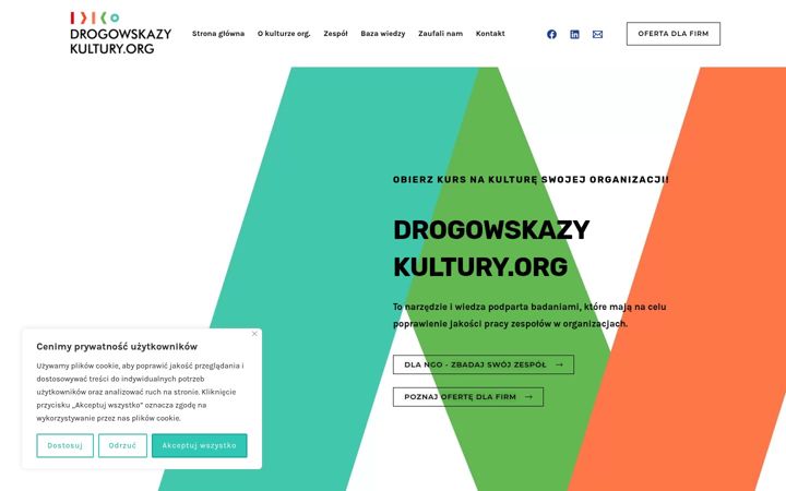 Ekrano kopija drogowskazykultury.org