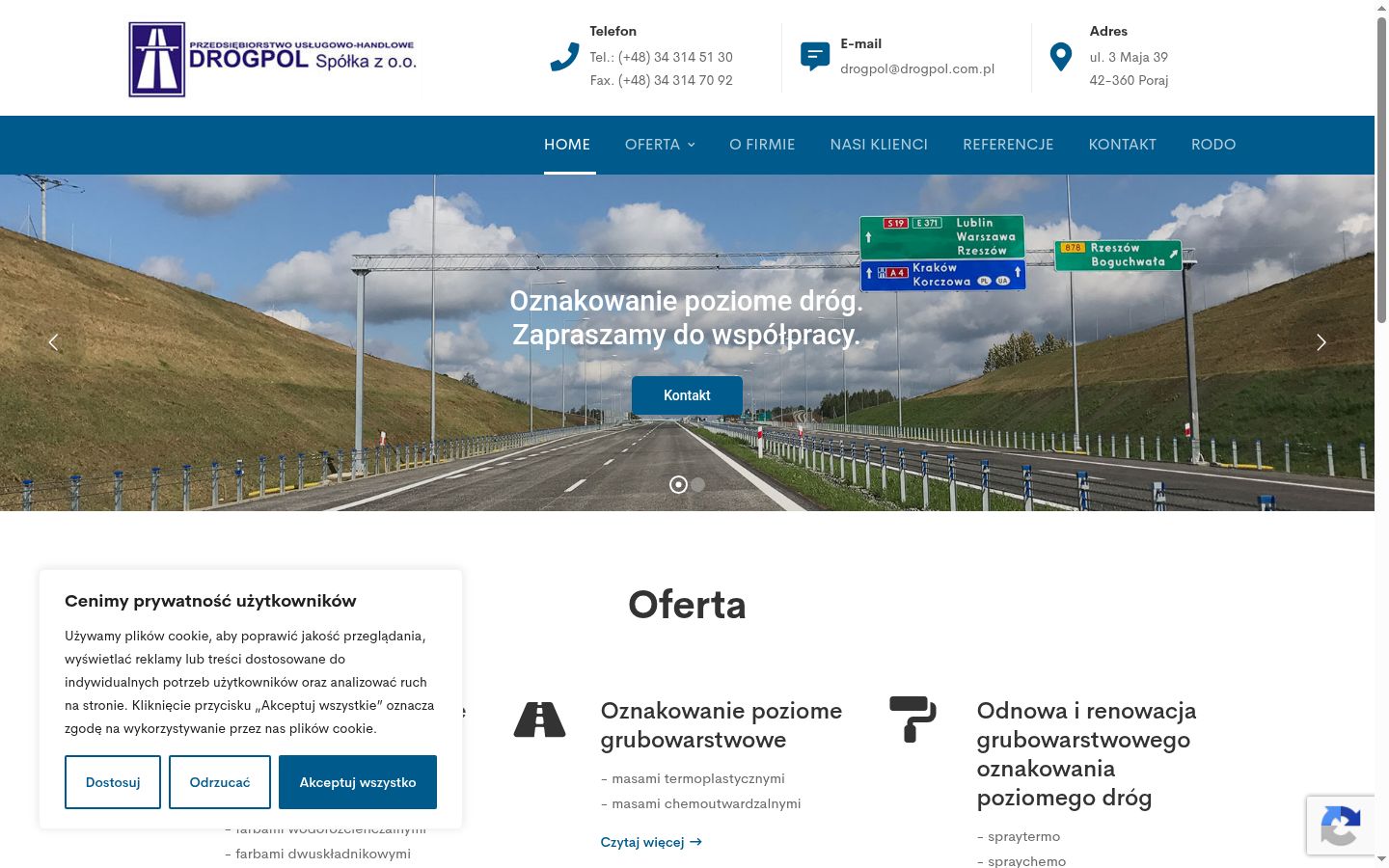 Posnetek zaslona pasice za privolitev, prikazane pred kakršno koli interakcijo
