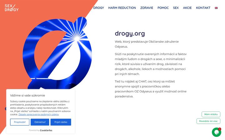 Ekrano kopija drogy.org